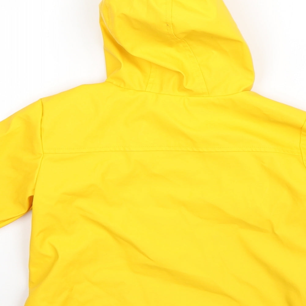 George Boys Yellow   Rain Coat Coat Size 2-3 Years  Zip