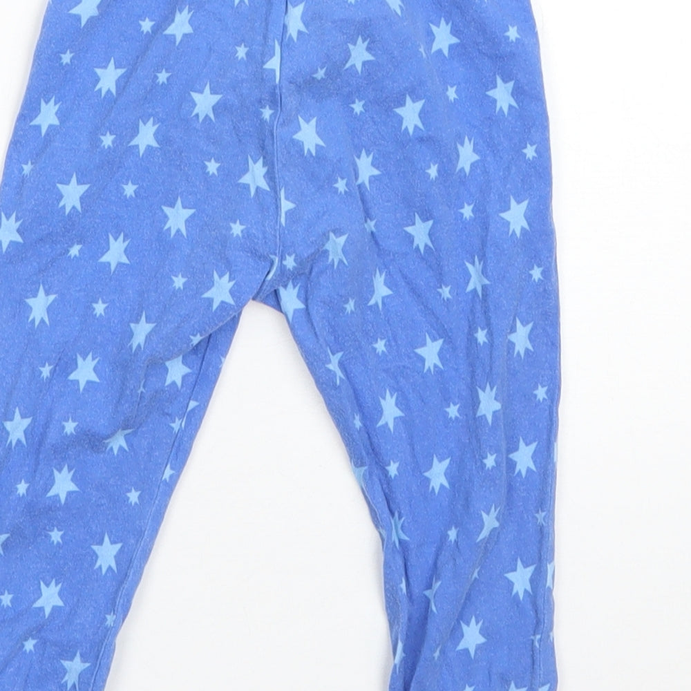 F&F Boys Blue  Cotton  Pyjama Pants Size 12-18 Months