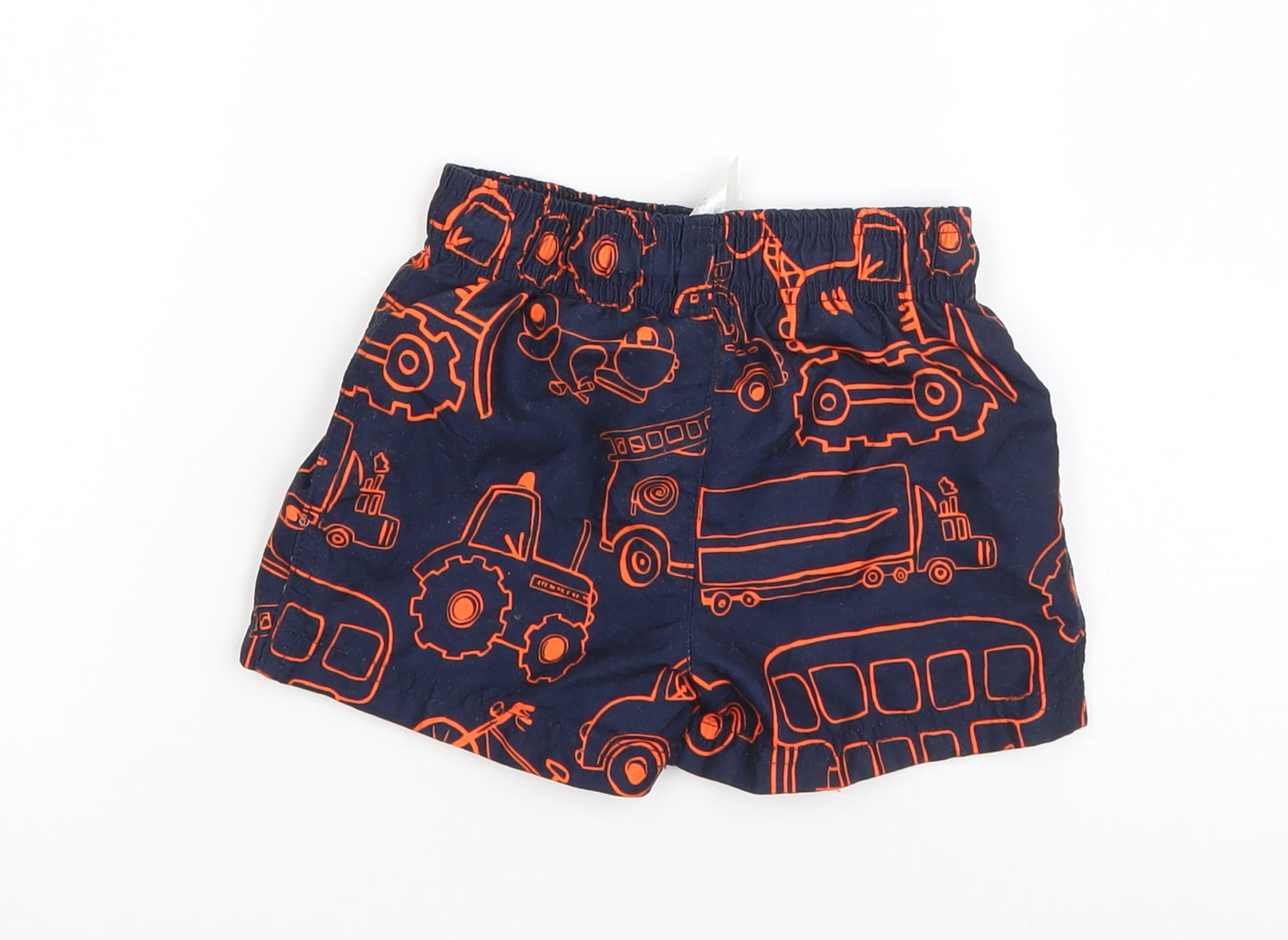 George Boys Blue  Polyester Cargo Trousers Size 18-24 Months   - swim beach