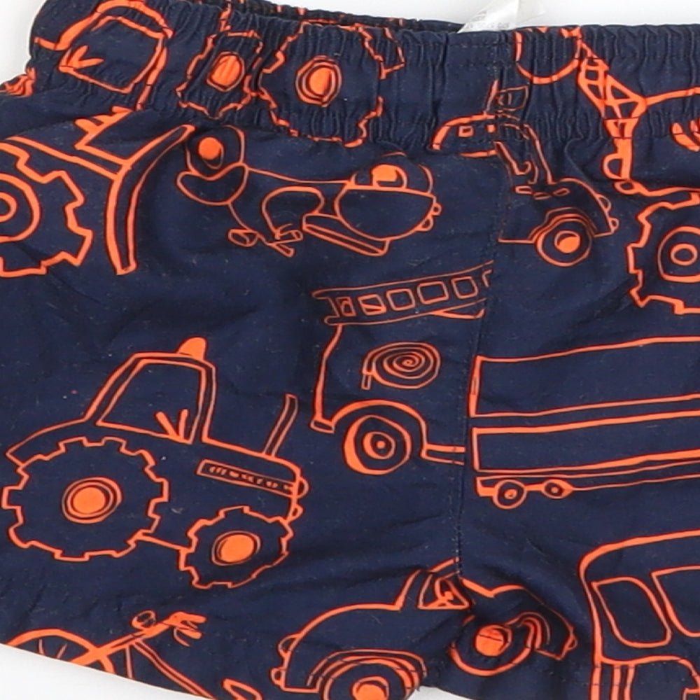 George Boys Blue  Polyester Cargo Trousers Size 18-24 Months   - swim beach