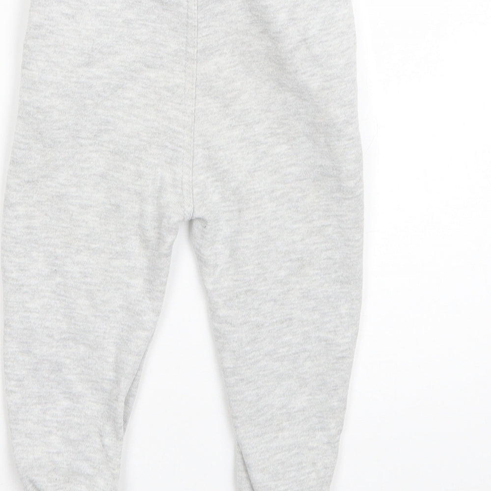 F&F Boys Grey  Cotton Sweatpants Trousers Size 12-18 Months