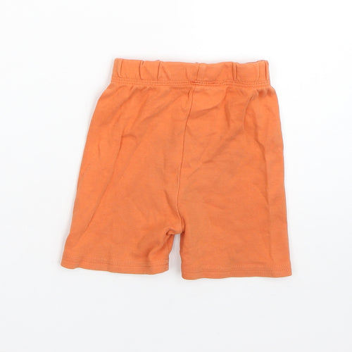 George Boys Orange  100% Cotton Sweatpants Trousers Size 12-18 Months