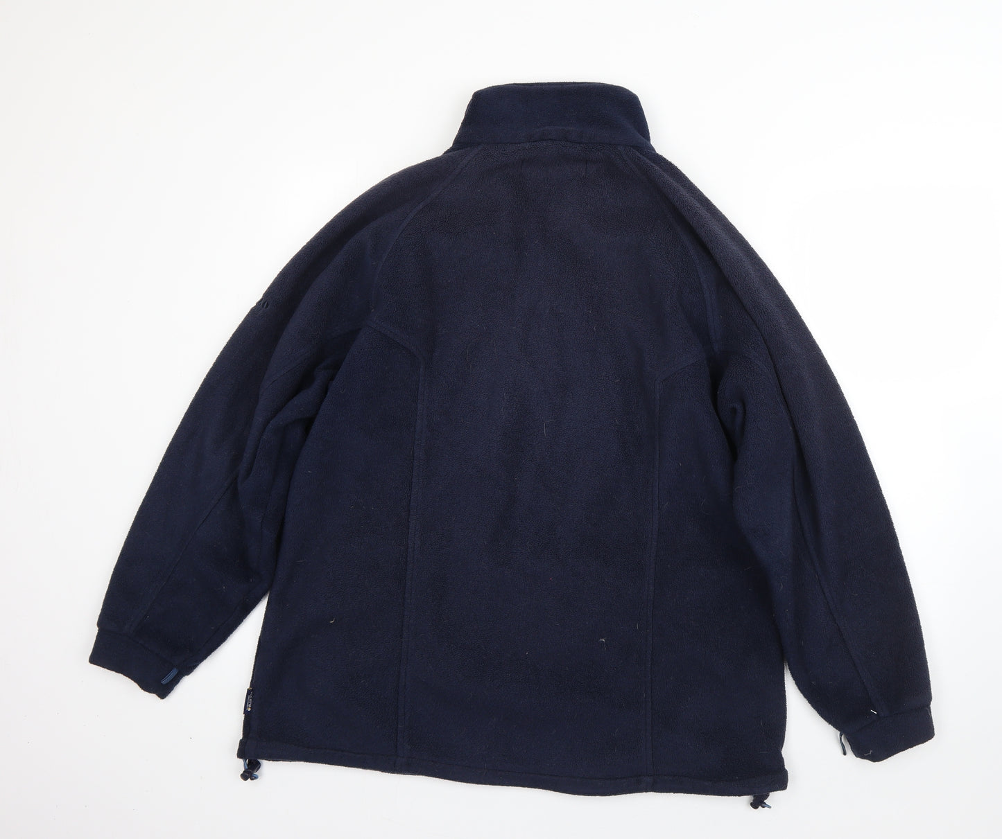 Regatta Womens Blue High Neck  Polyester Full Zip Jumper Size 14