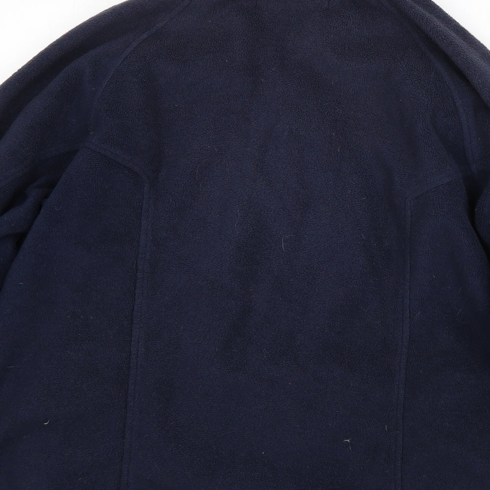 Regatta Womens Blue High Neck  Polyester Full Zip Jumper Size 14