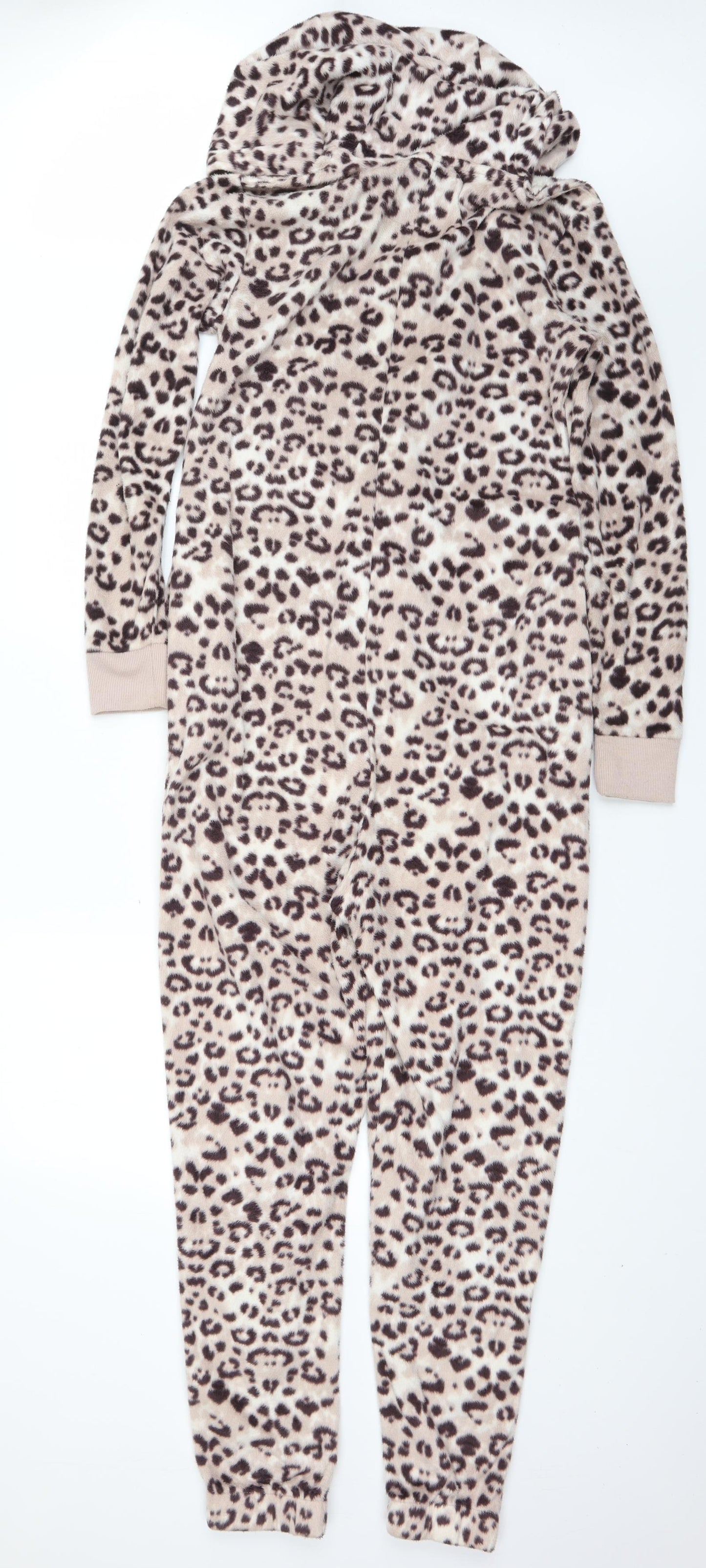 I Love My Onsie Womens Pink Animal Print Polyester  One Piece Size 10