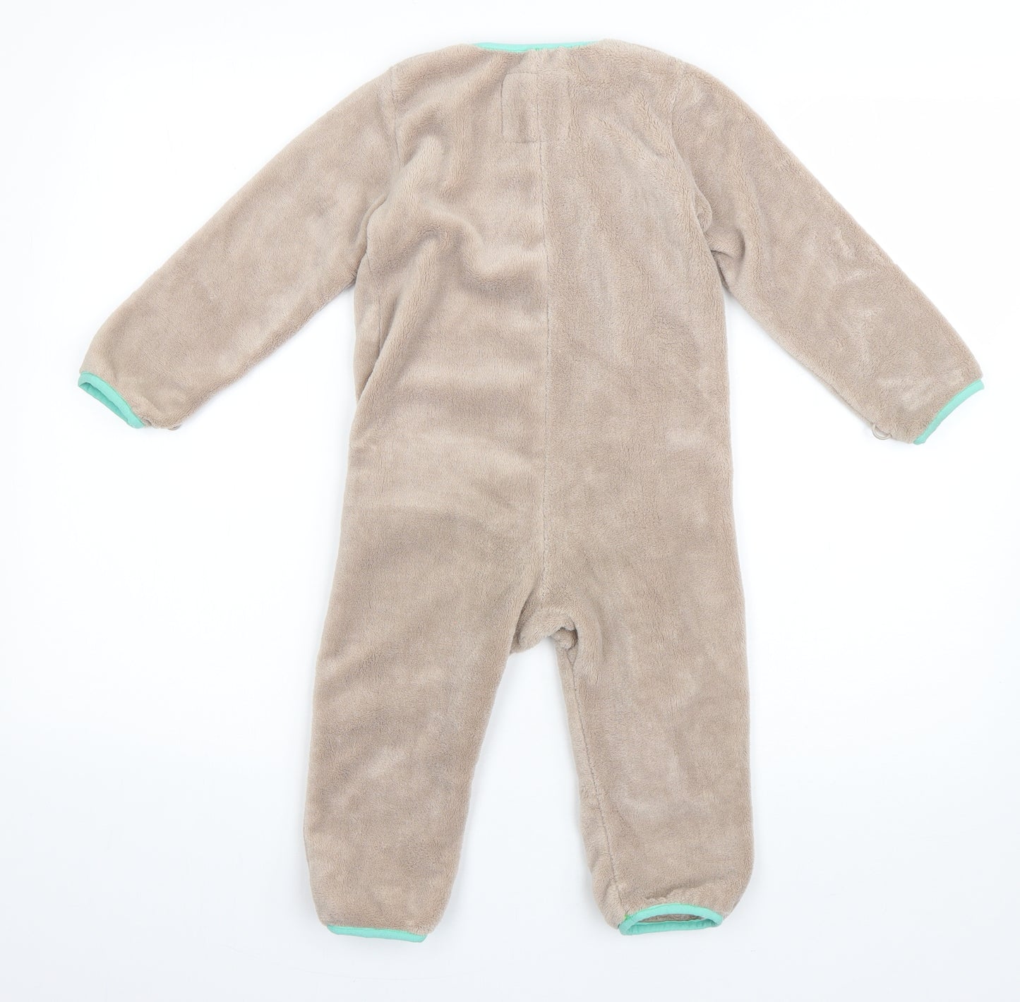 Muddy Puddles Boys Brown  Polyester  One Piece Size 18-24 Months