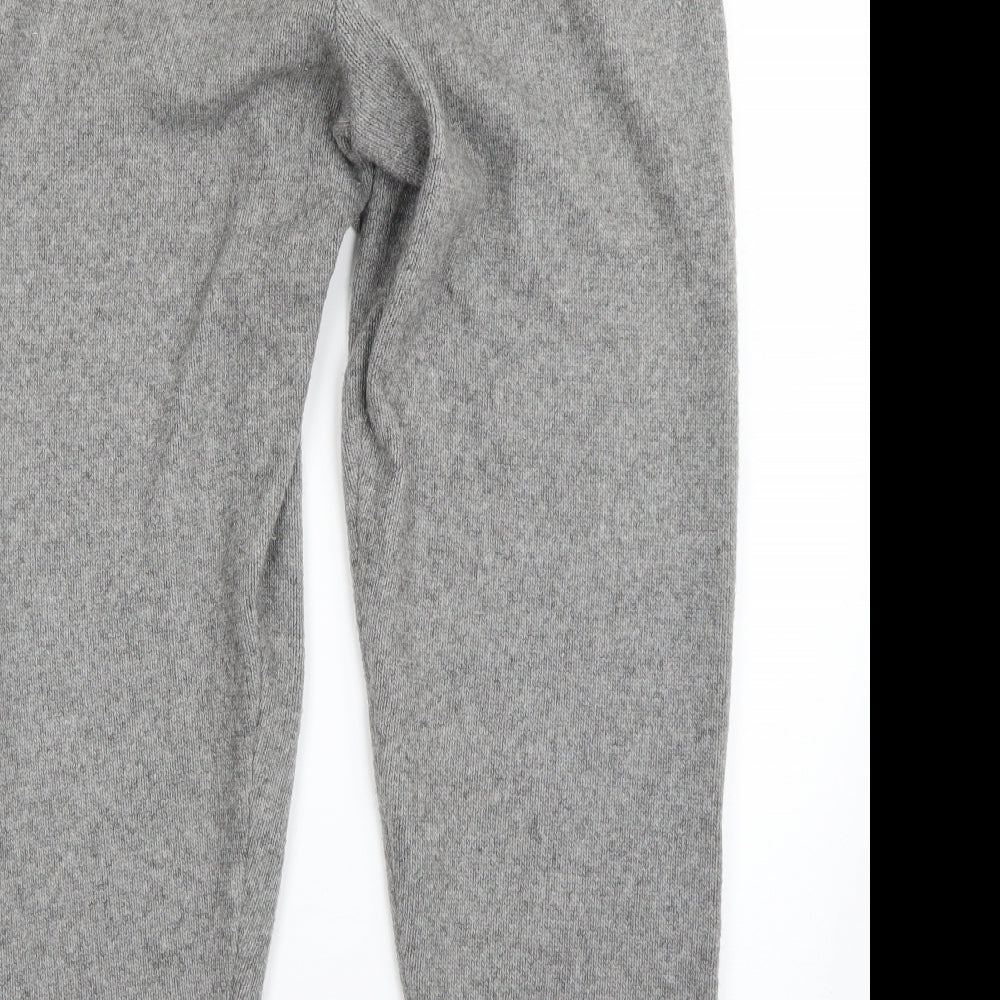 H&M Mens Grey  Polyester Sweatpants Trousers Size L L28 in Regular