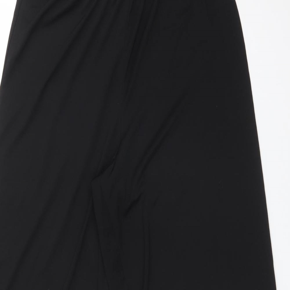ASOS Womens Black  Polyester  Trousers Size 8 L28 in Regular