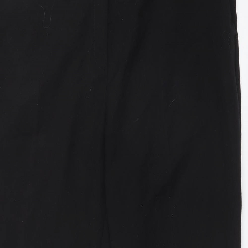 F&F Womens Black  Polyester Trousers  Size 16 L29 in Regular