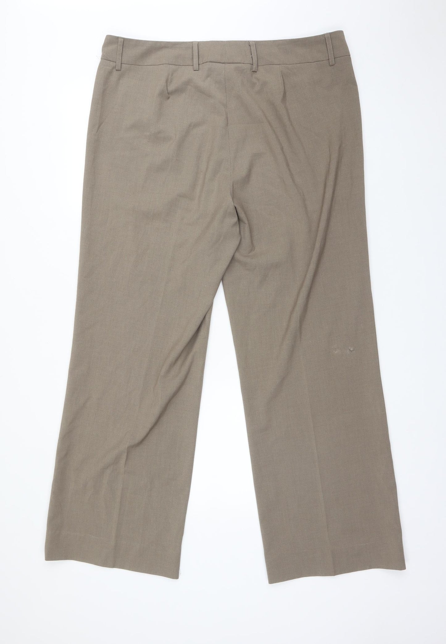 ROBELL Womens Green  Polyester Trousers  Size 20 L31 in Regular