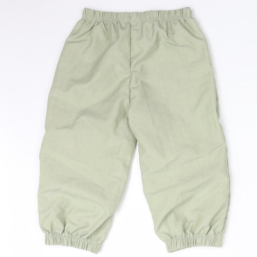 Disney Girls Green  Viscose  Trousers Size 7-8 Years  Regular