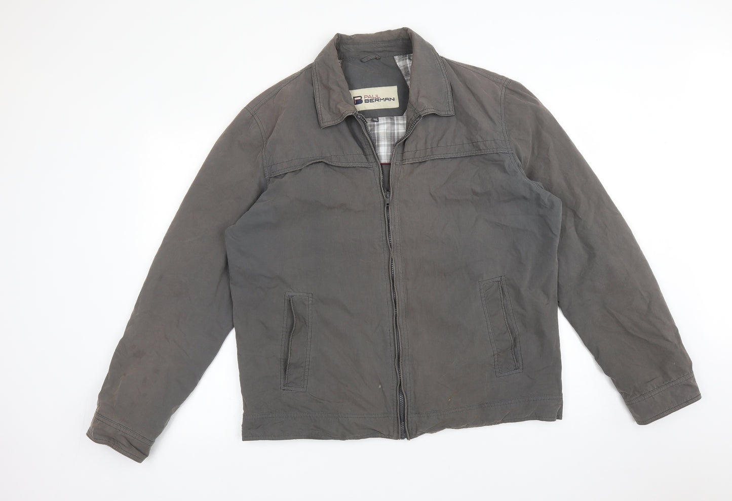 PAUL BERMAN Mens Grey   Jacket  Size 2XL