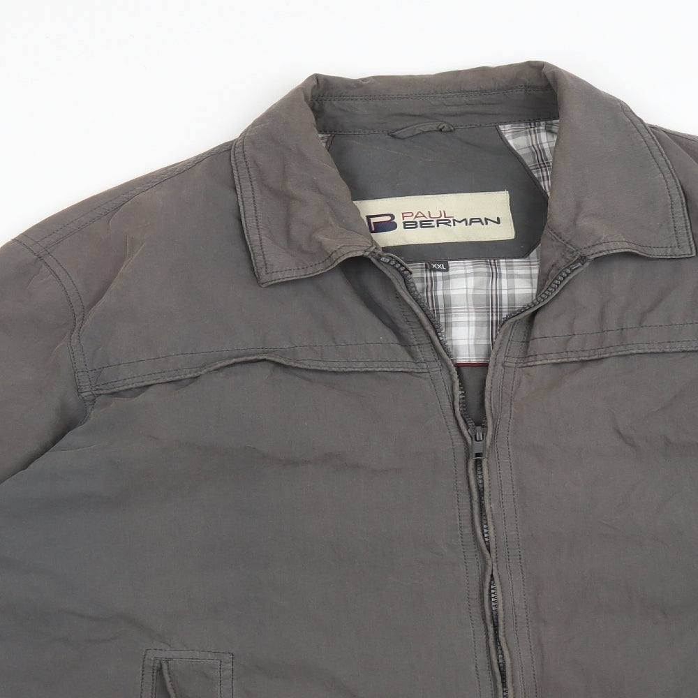 PAUL BERMAN Mens Grey   Jacket  Size 2XL