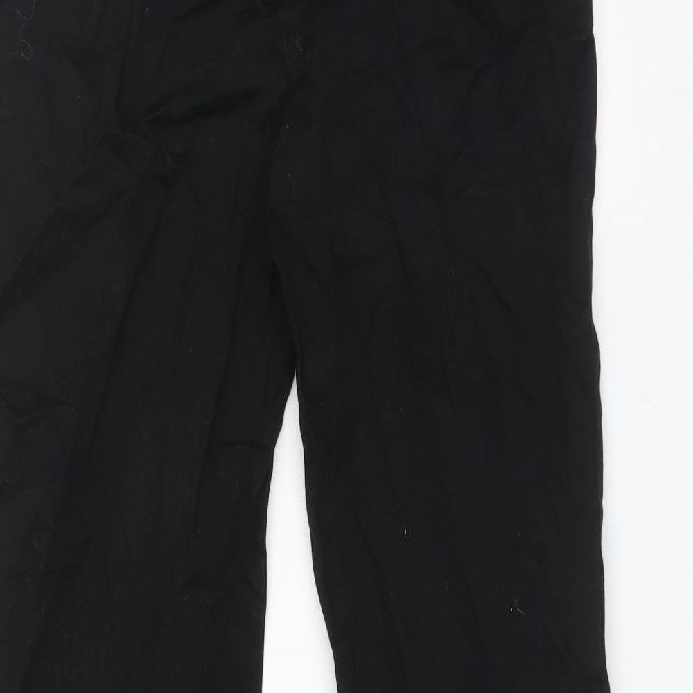 Oasis Womens Black  Cotton Trousers  Size 8 L27 in Regular