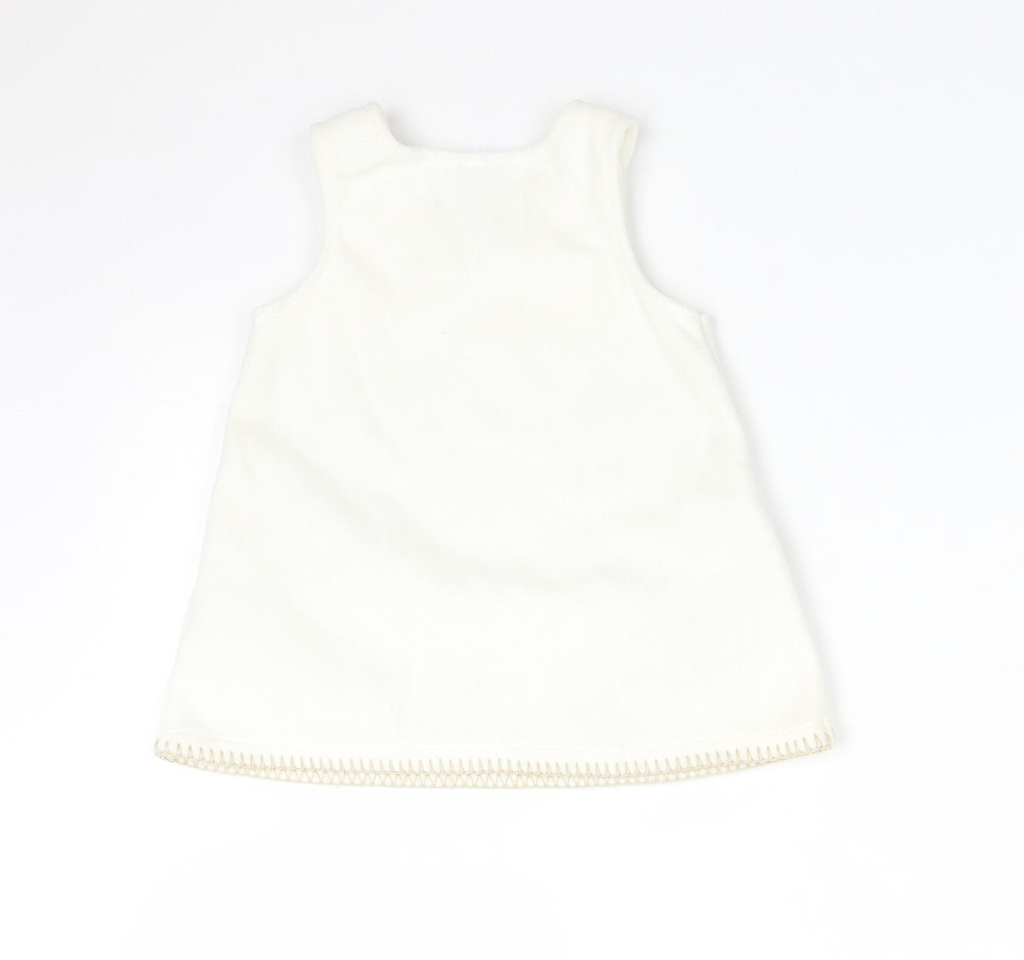 Disney Baby White  Polyester Basic T-Shirt Size 3-6 Months Round Neck  - WINNIE THE POOH