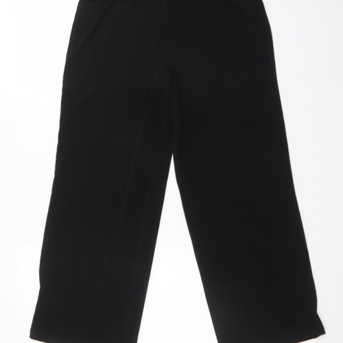 JULIPA Womens Black  Polyester Trousers  Size 10 L25 in Regular