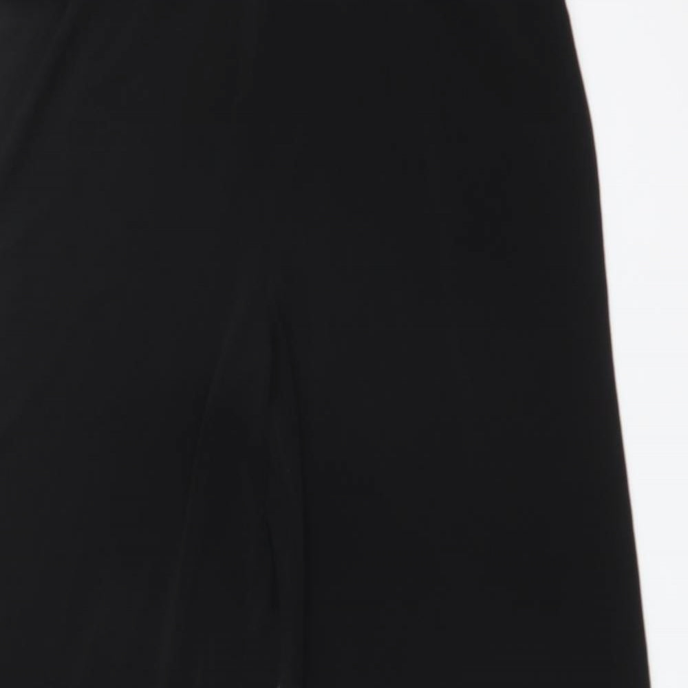 JULIPA Womens Black  Polyester Trousers  Size 10 L25 in Regular