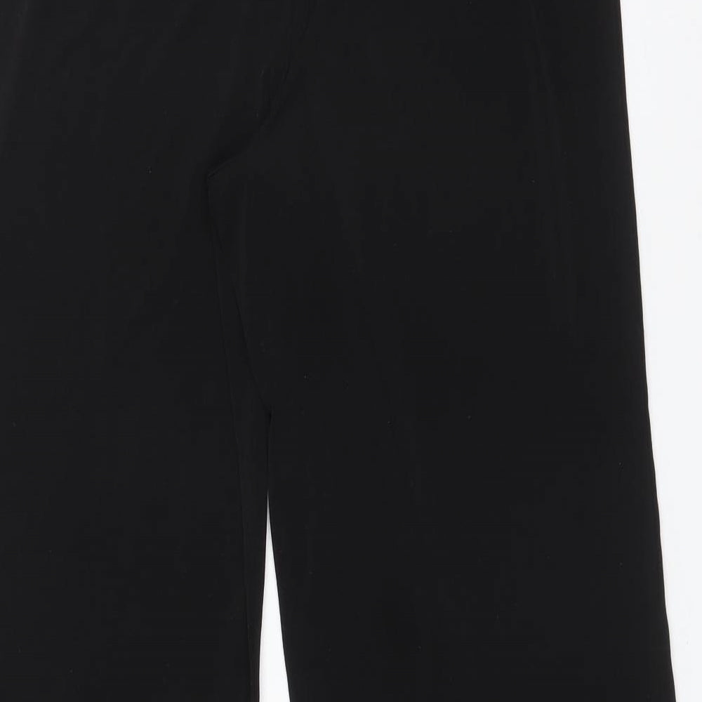 JULIPA Womens Black  Polyester Trousers  Size 10 L25 in Regular