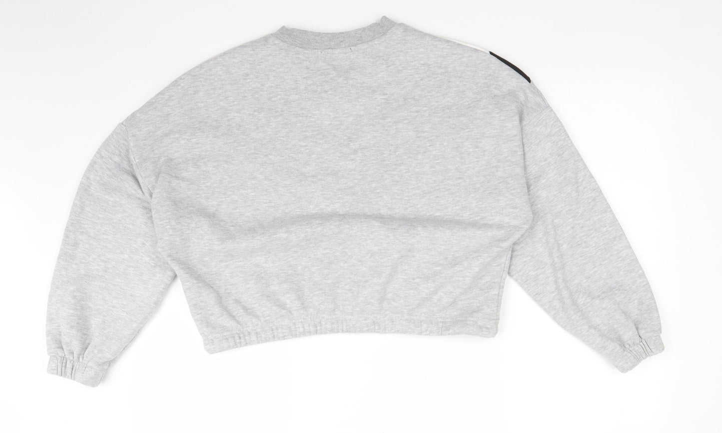 Primark Womens Multicoloured Striped Polyester Pullover Sweatshirt Size S