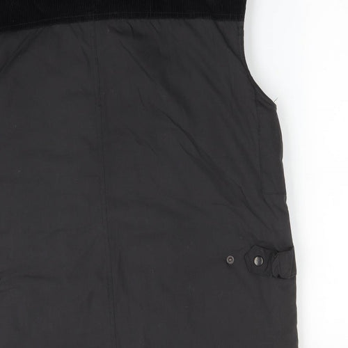 HARVEY JAMES Mens Black   Gilet Coat Size M