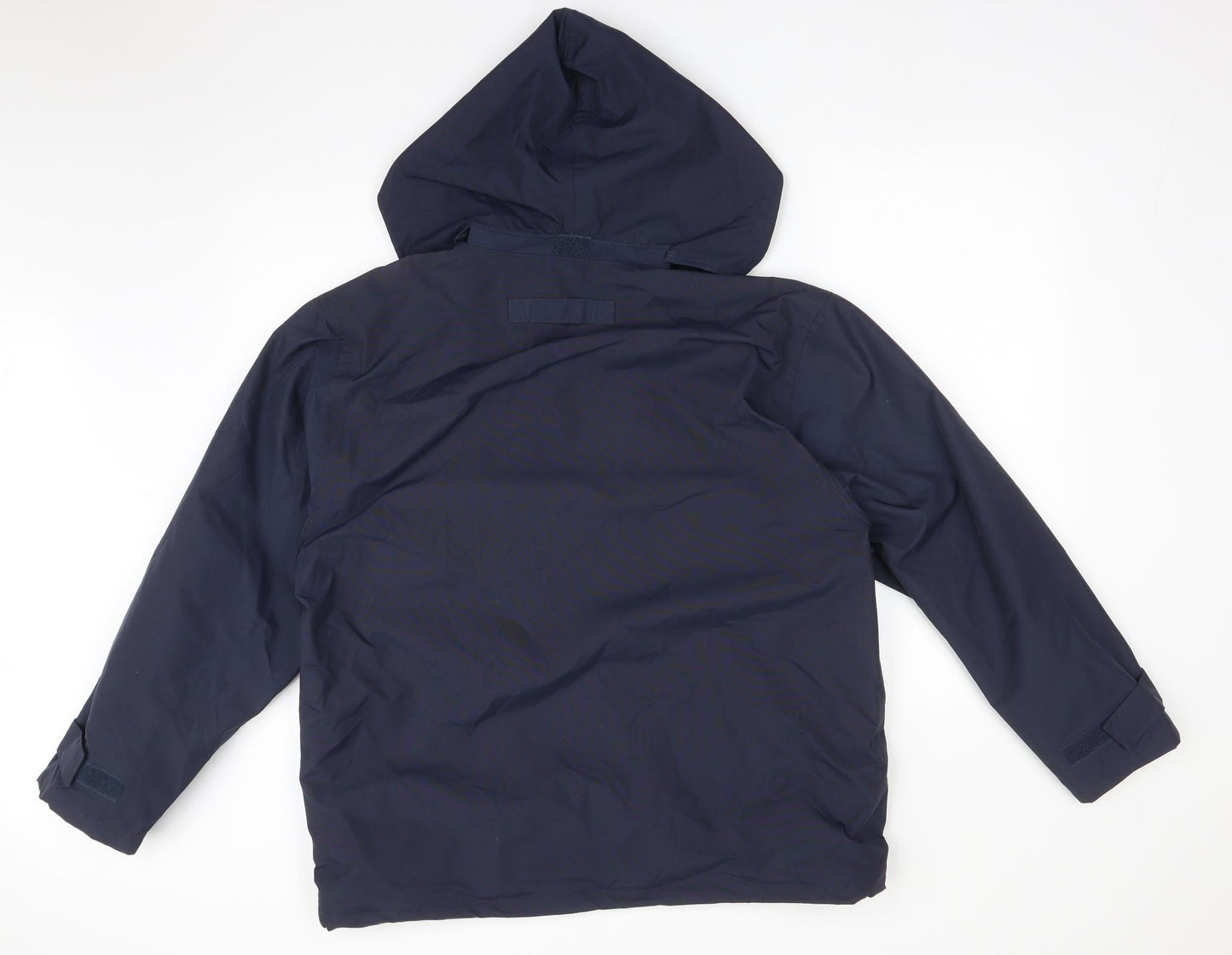 B&C COLLECTION Mens Blue   Overcoat Coat Size S