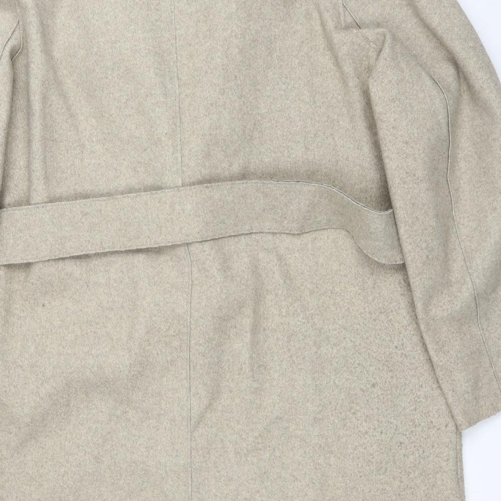 George Womens Beige   Trench Coat Coat Size 18