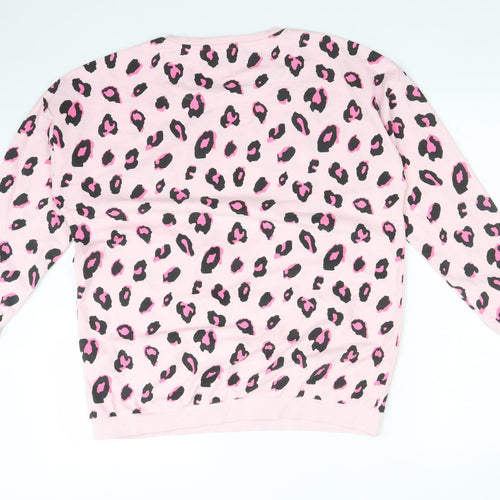 NEXT Girls Pink Animal Print Polyester  Pyjama Top Size 16 Years