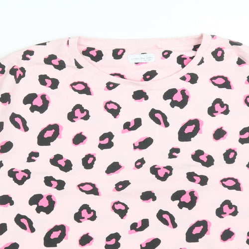 NEXT Girls Pink Animal Print Polyester  Pyjama Top Size 16 Years