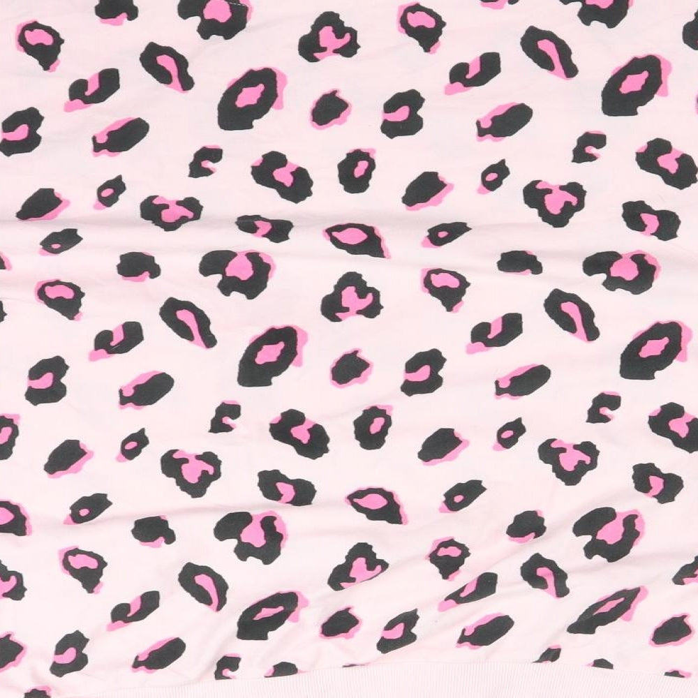 NEXT Girls Pink Animal Print Polyester  Pyjama Top Size 16 Years