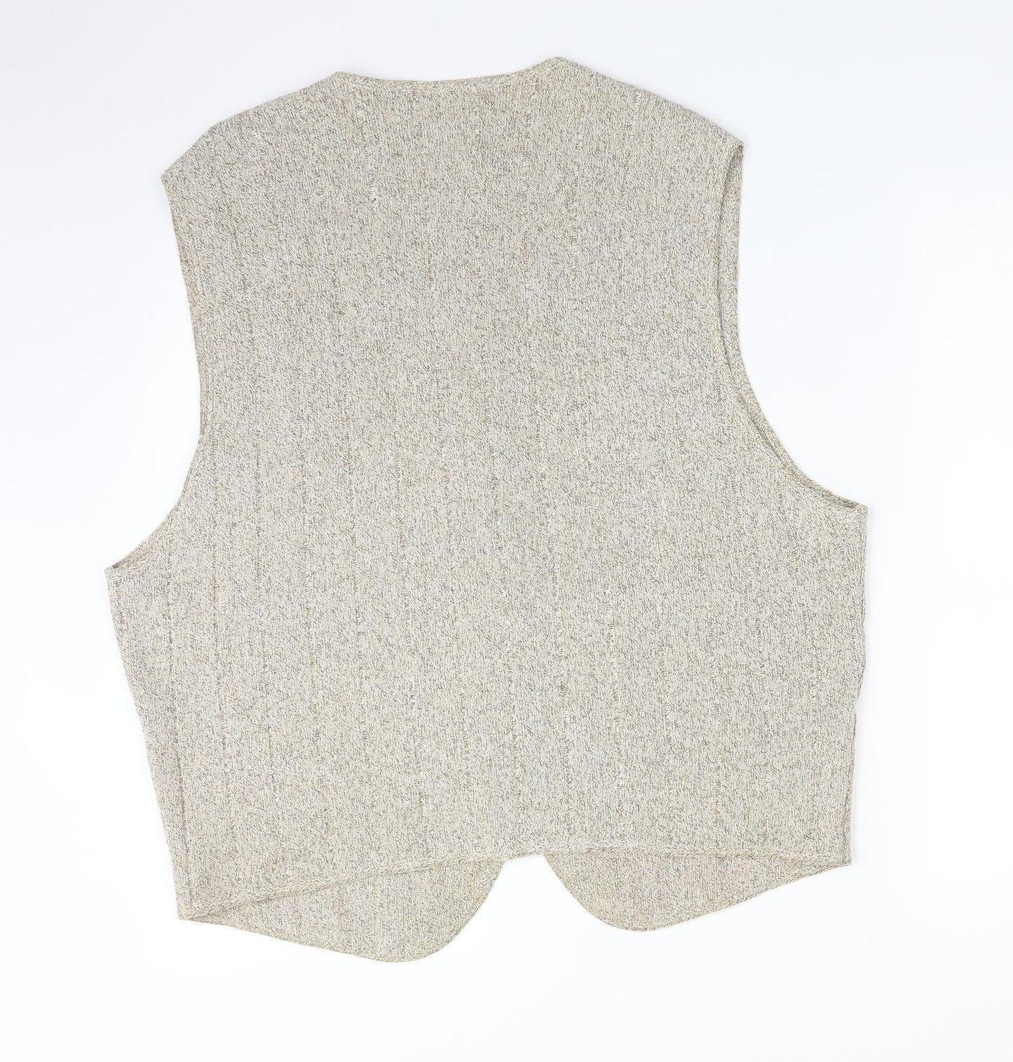 M&S Mens Beige   Jacket Waistcoat Size XL