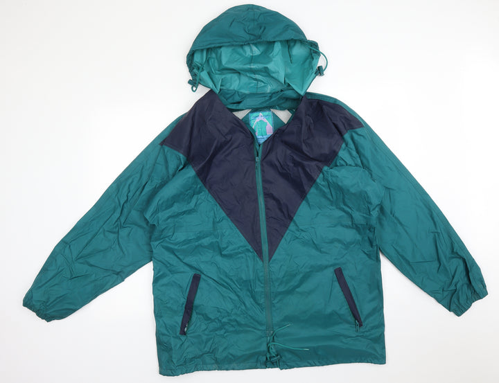 HIGH POINT Mens Green Overcoat Coat Size M