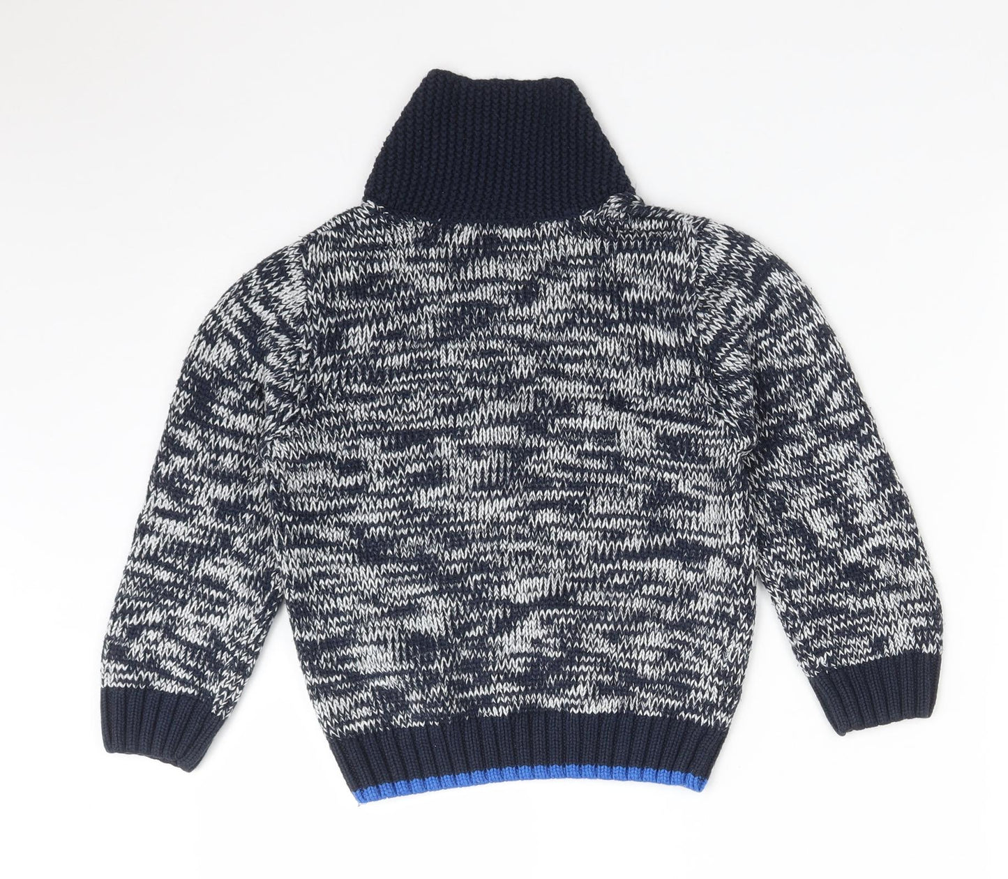 George Boys Multicoloured High Neck  Acrylic Pullover Jumper Size 4-5 Years