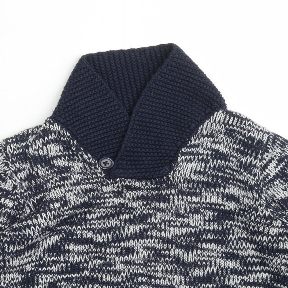 George Boys Multicoloured High Neck  Acrylic Pullover Jumper Size 4-5 Years