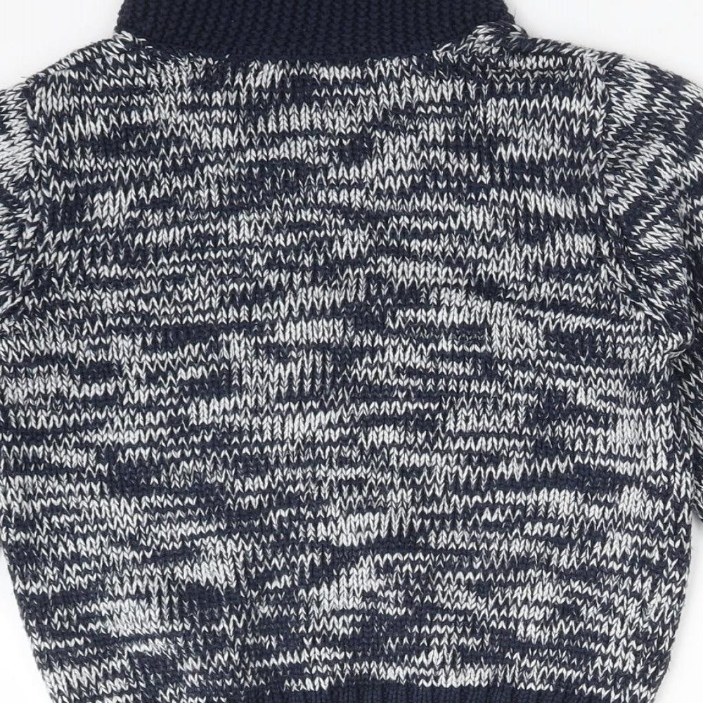 George Boys Multicoloured High Neck  Acrylic Pullover Jumper Size 4-5 Years