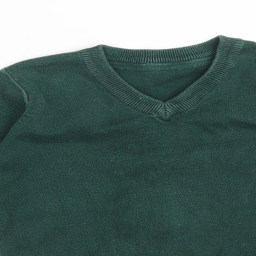 Nutmeg Girls Green  Cotton Pullover Sweatshirt Size 5-6 Years