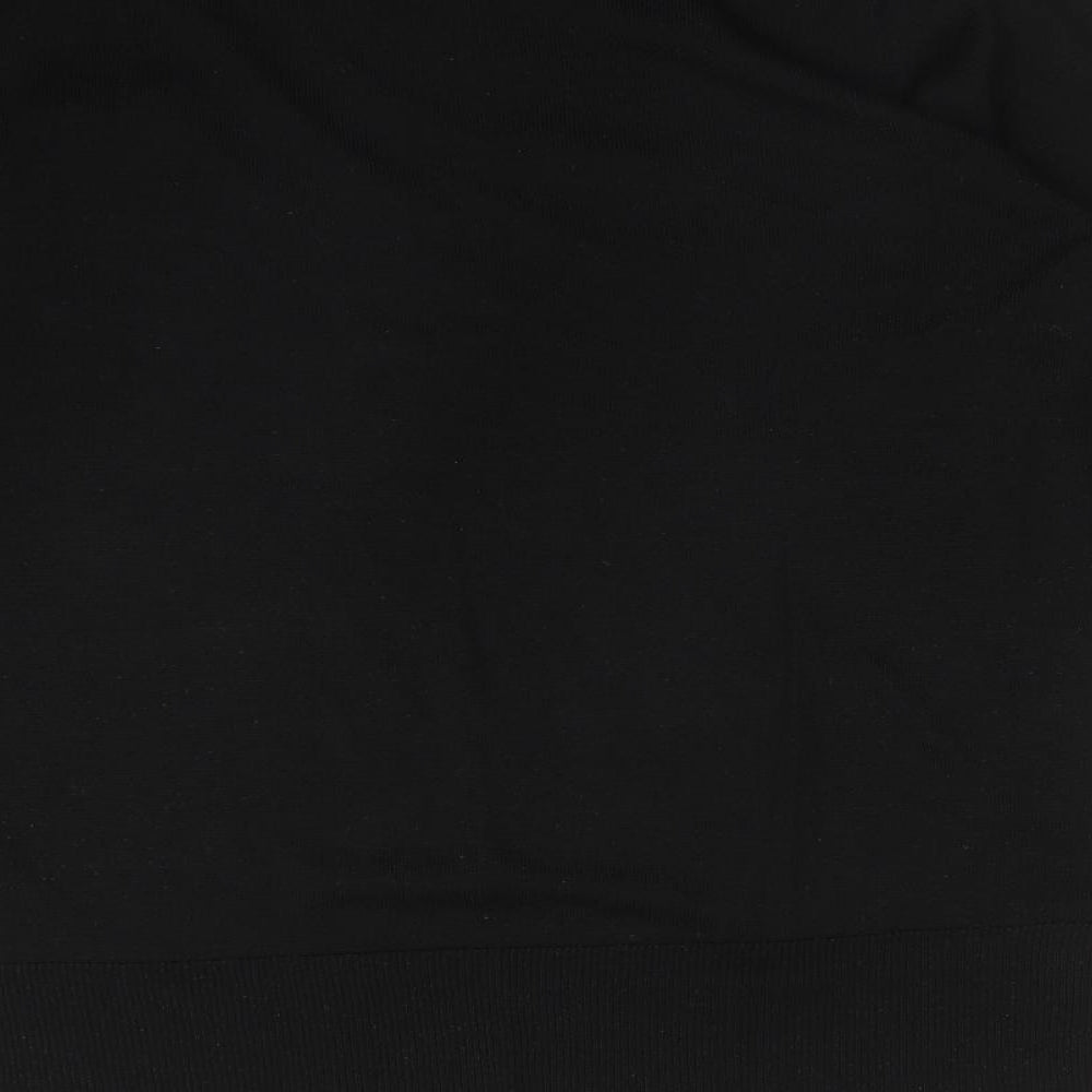 Atmosphere Womens Black  Acrylic Basic T-Shirt Size 16 Round Neck