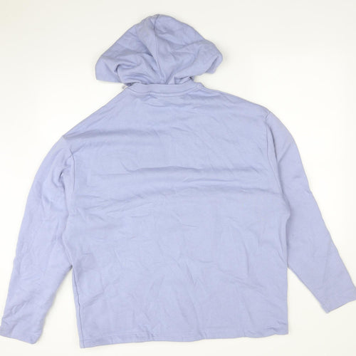 ASOS Womens Purple  Cotton Pullover Hoodie Size M