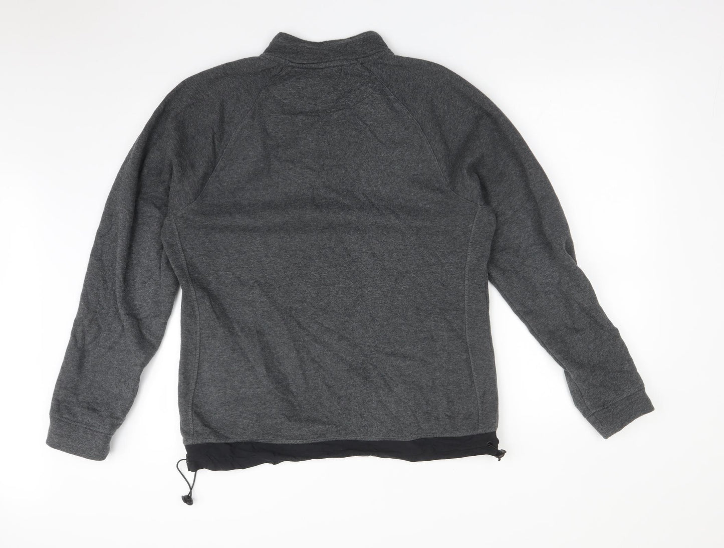Matalan Mens Grey High Neck  Cotton Pullover Jumper Size M