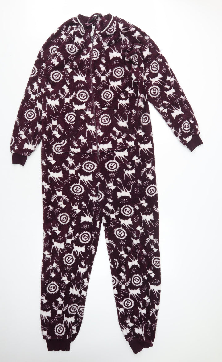 Disney Womens Multicoloured Animal Print One Piece Size S - Bambi