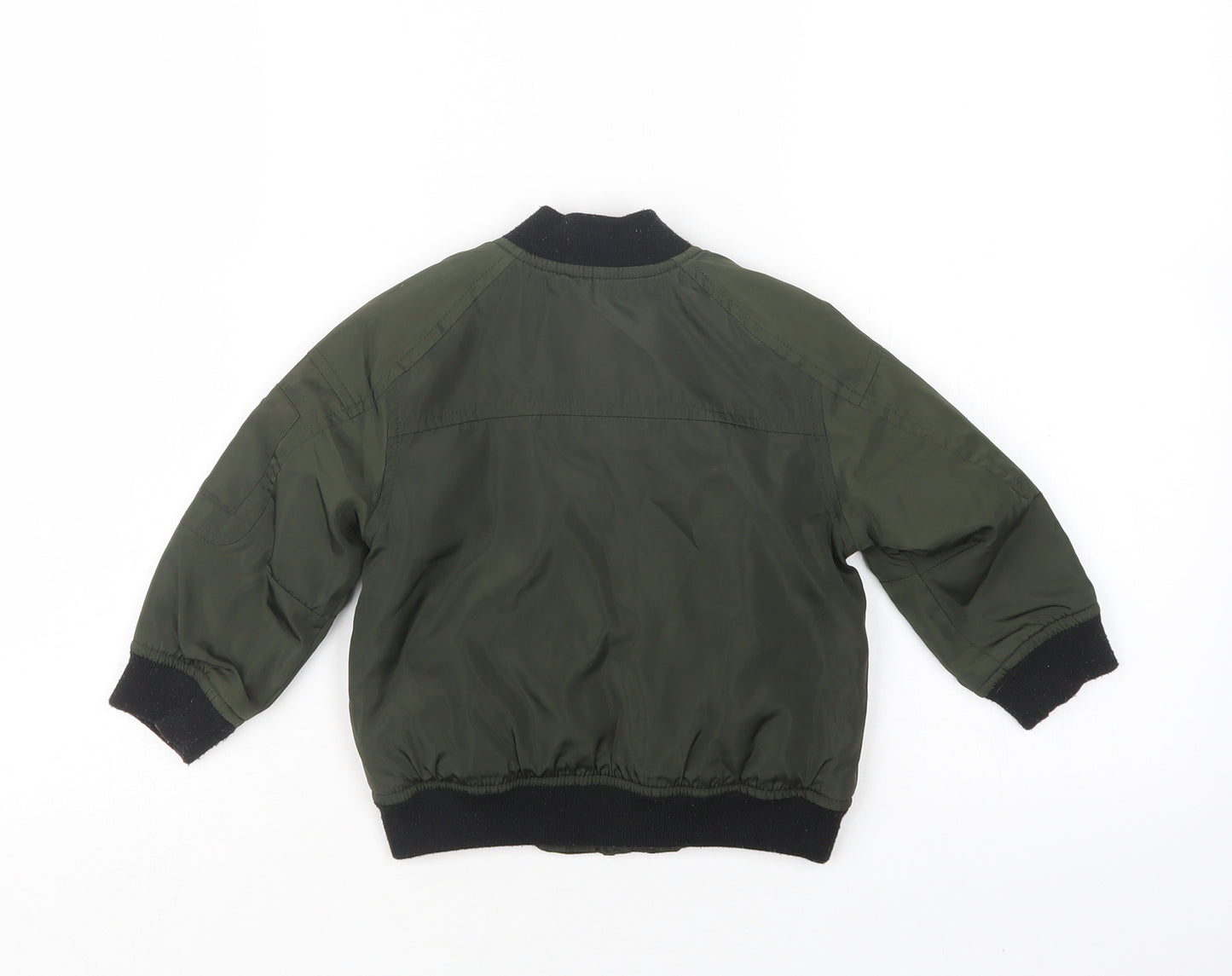 NEXT Boys Green   Bomber Jacket Jacket Size 12-18 Months