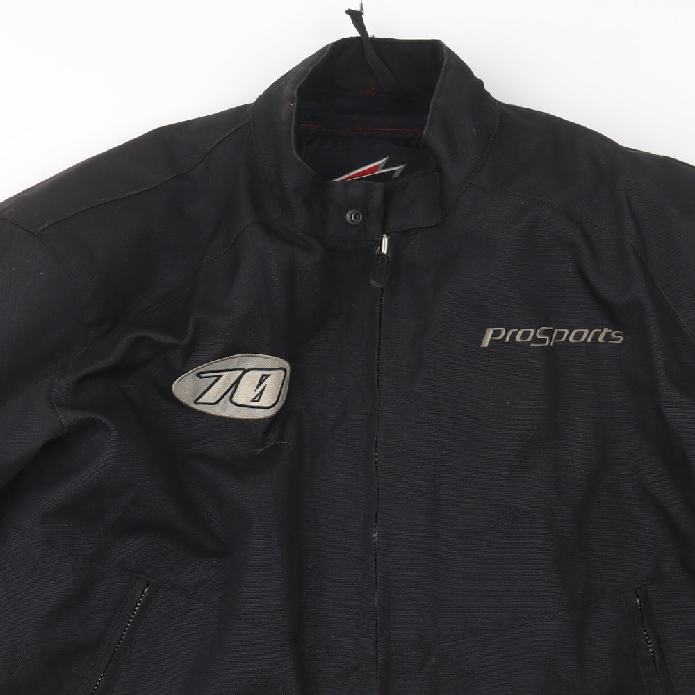 ProSports Mens Black   Biker Jacket Size L   - Motorcycle jacket