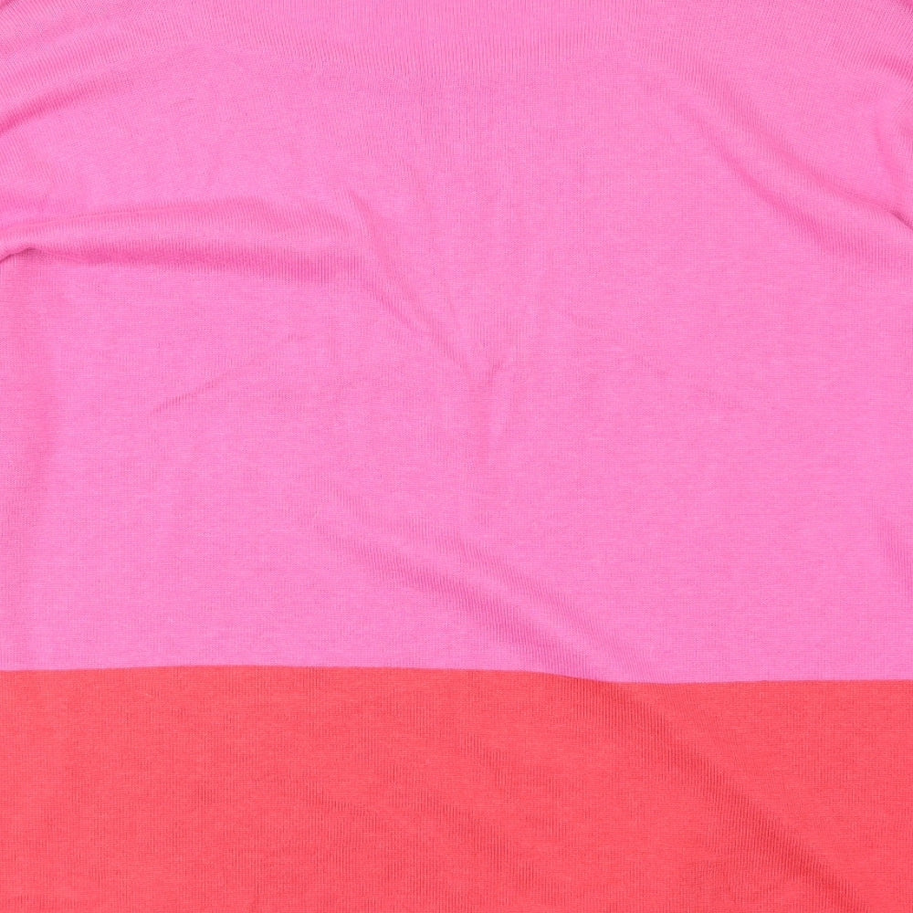 Principles Womens Multicoloured Round Neck  Cotton Pullover Jumper Size 16
