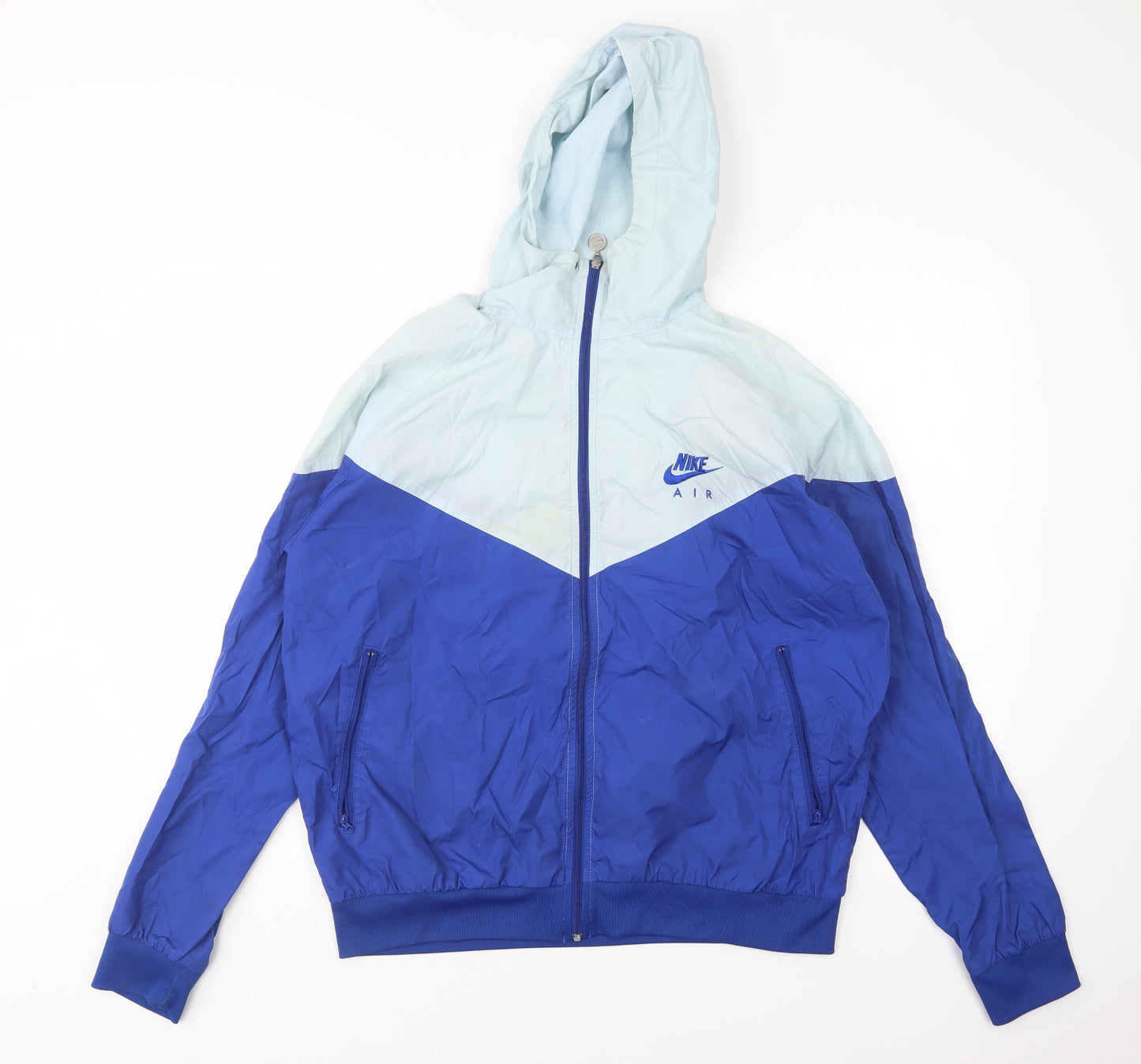 Nike Mens Blue   Windbreaker Jacket Size L