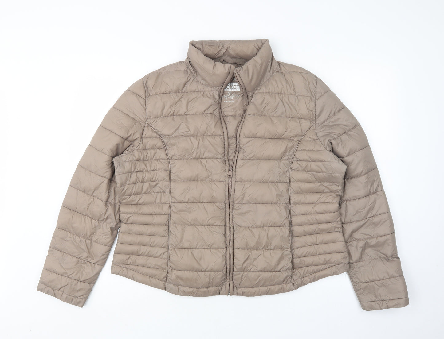 Primark Womens Brown   Puffer Jacket Jacket Size XL