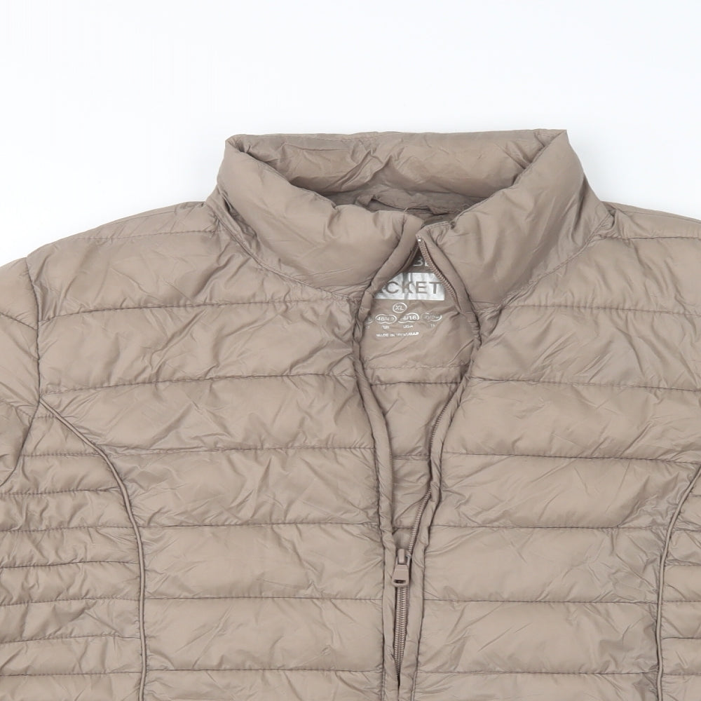 Primark Womens Brown   Puffer Jacket Jacket Size XL