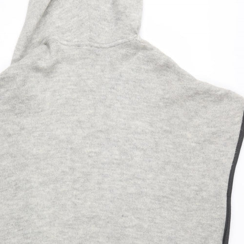 M&S Womens Grey  Acrylic Cardigan Hoodie Size S