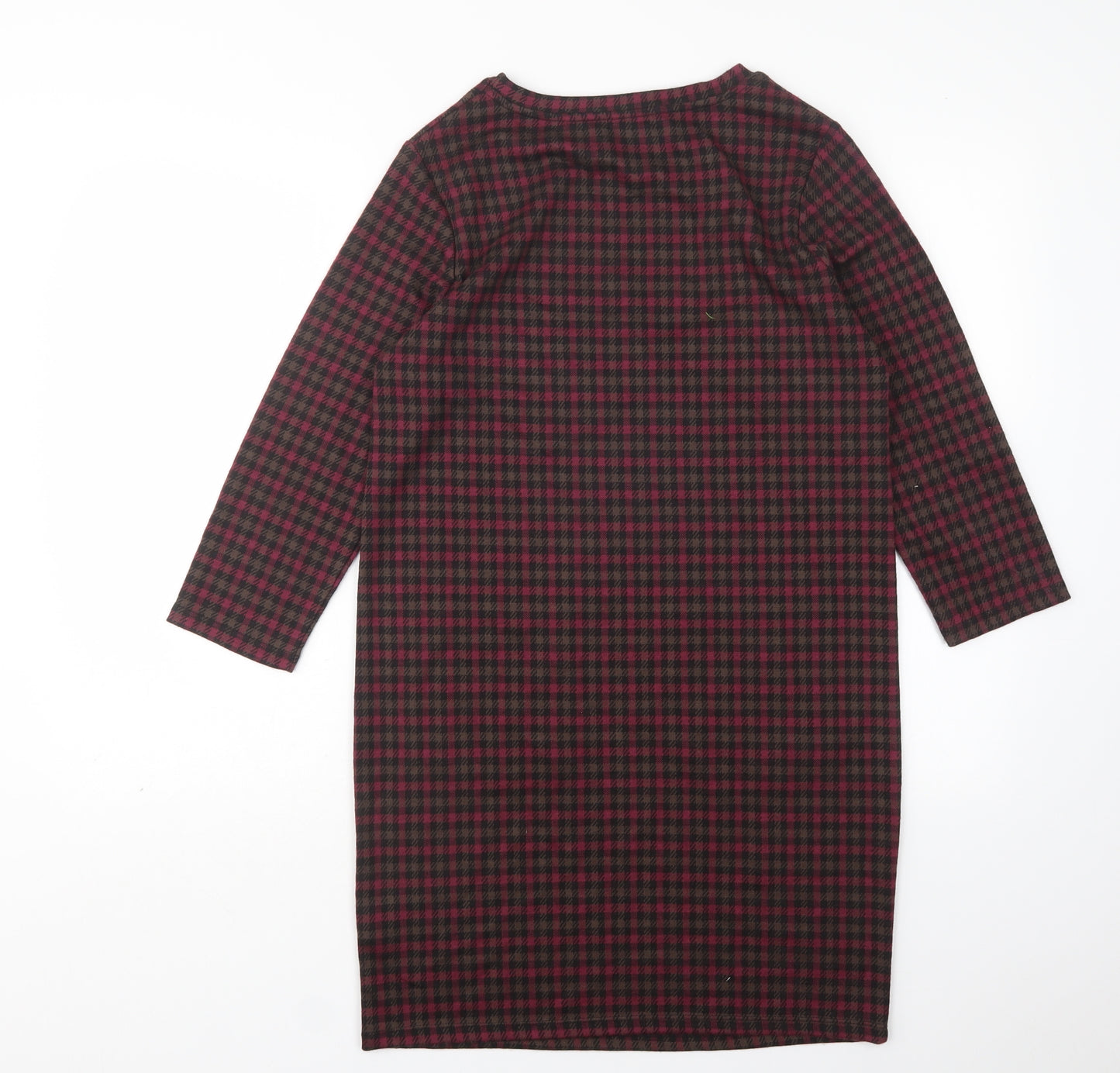 TU Womens Multicoloured Polka Dot Polyester Jumper Dress  Size 8  Round Neck