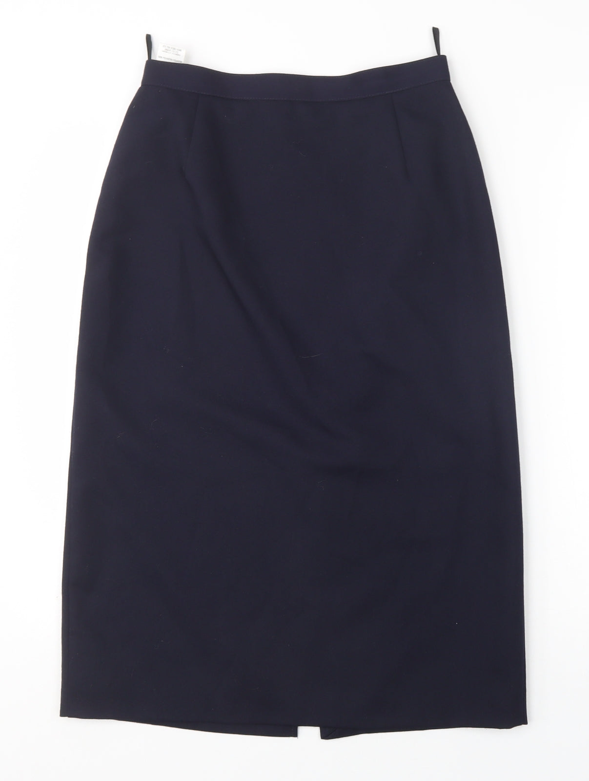 St Michael Womens Blue  Polyester Straight & Pencil Skirt Size 12