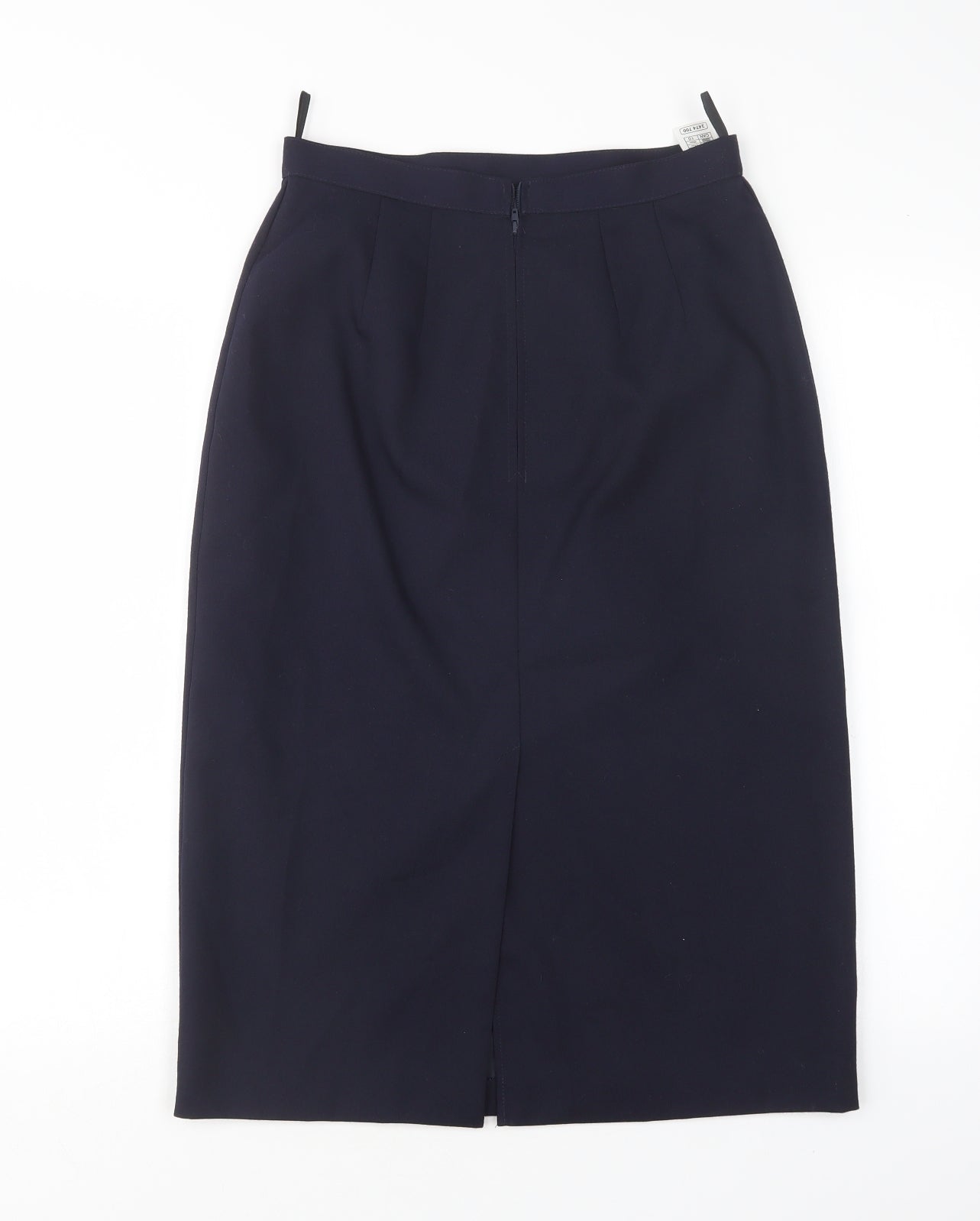 St Michael Womens Blue  Polyester Straight & Pencil Skirt Size 12