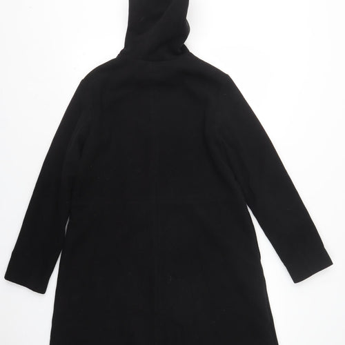 Izue Womens Black   Overcoat Coat Size XS